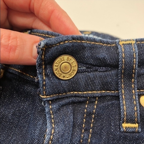 𝅺SIGNATURE by Levi Strauss & Co. Modern Bootcut Dark Blue Mid-rise Jeans Pants - Picture 5 of 15